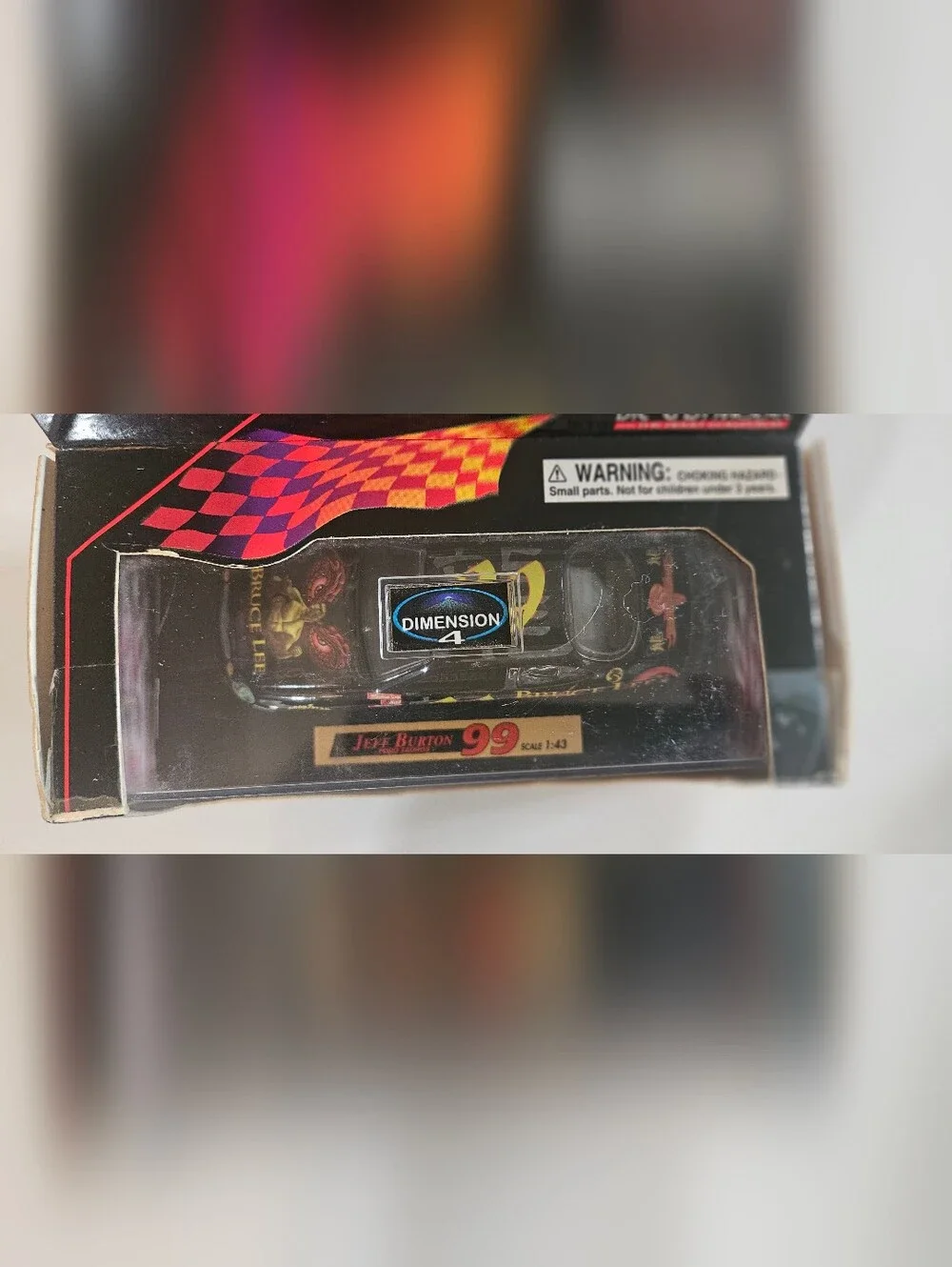 Dimension 4 Bruce Lee Collectible Die-Cast Car - Black & Yellow